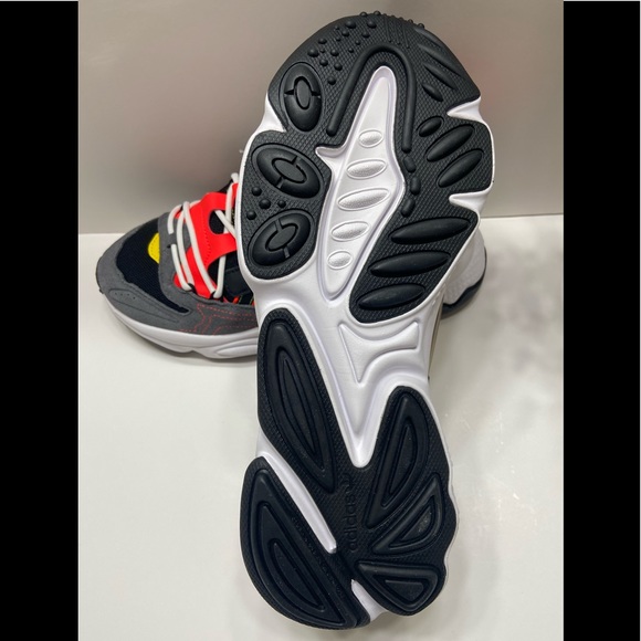 NEW Adidas Original Ozweego ZIP Men’s Shoes Black/Red/White H67266 Size 8.5. - Picture 5 of 9